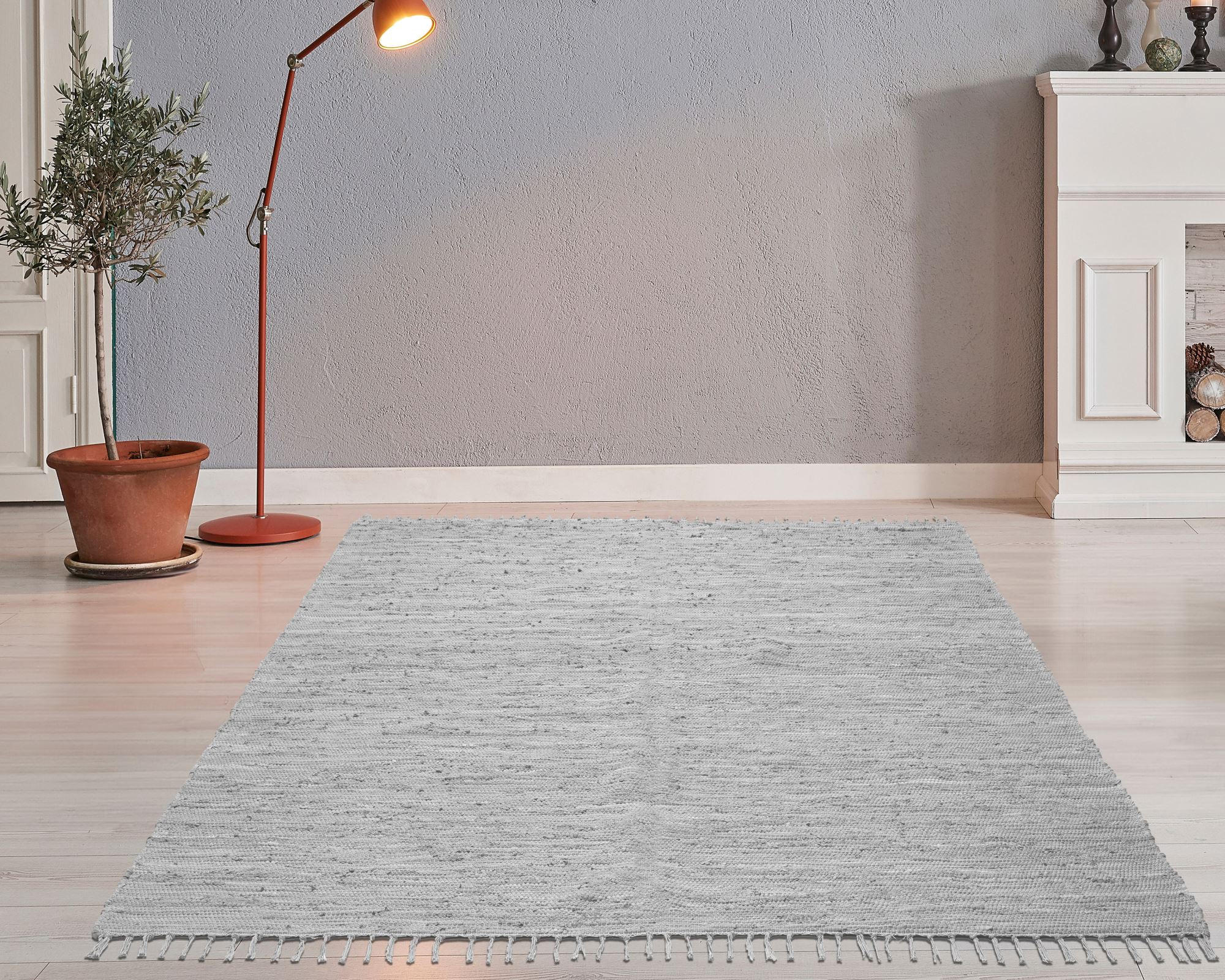 FLECKERLTEPPICH Chindi 40x60 cm - Grau, Textil (40/60cm) - Rug and Roll