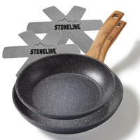 PFANNENSET 2 TEILIG - Grau, Metall - Stoneline