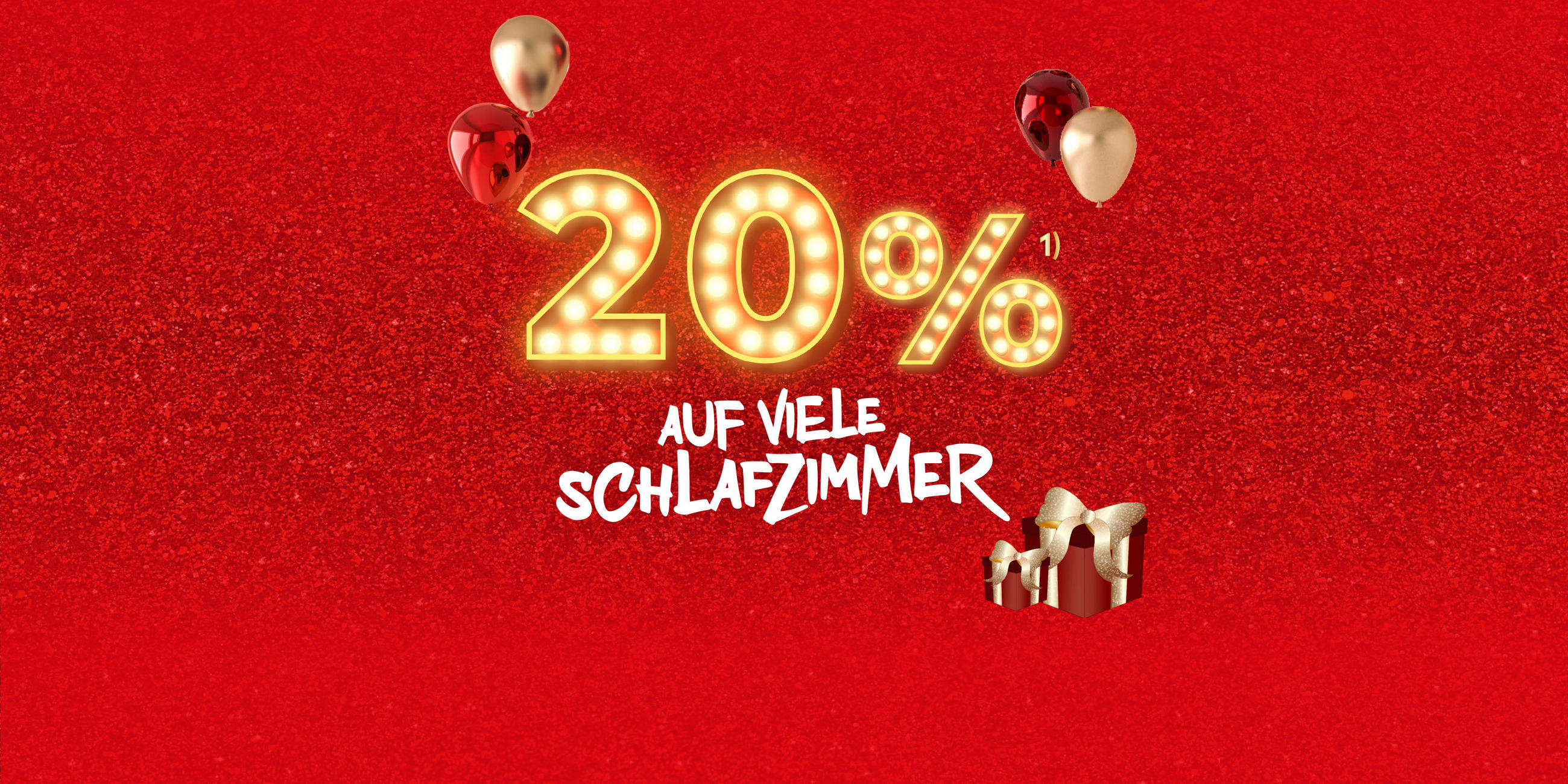 20% auf viele Schlafzimmer
