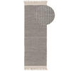 WOLLTEPPICH-LÄUFER Kim Grau 70x200 cm - Grau, Textil (70/200cm) - benuta Pure