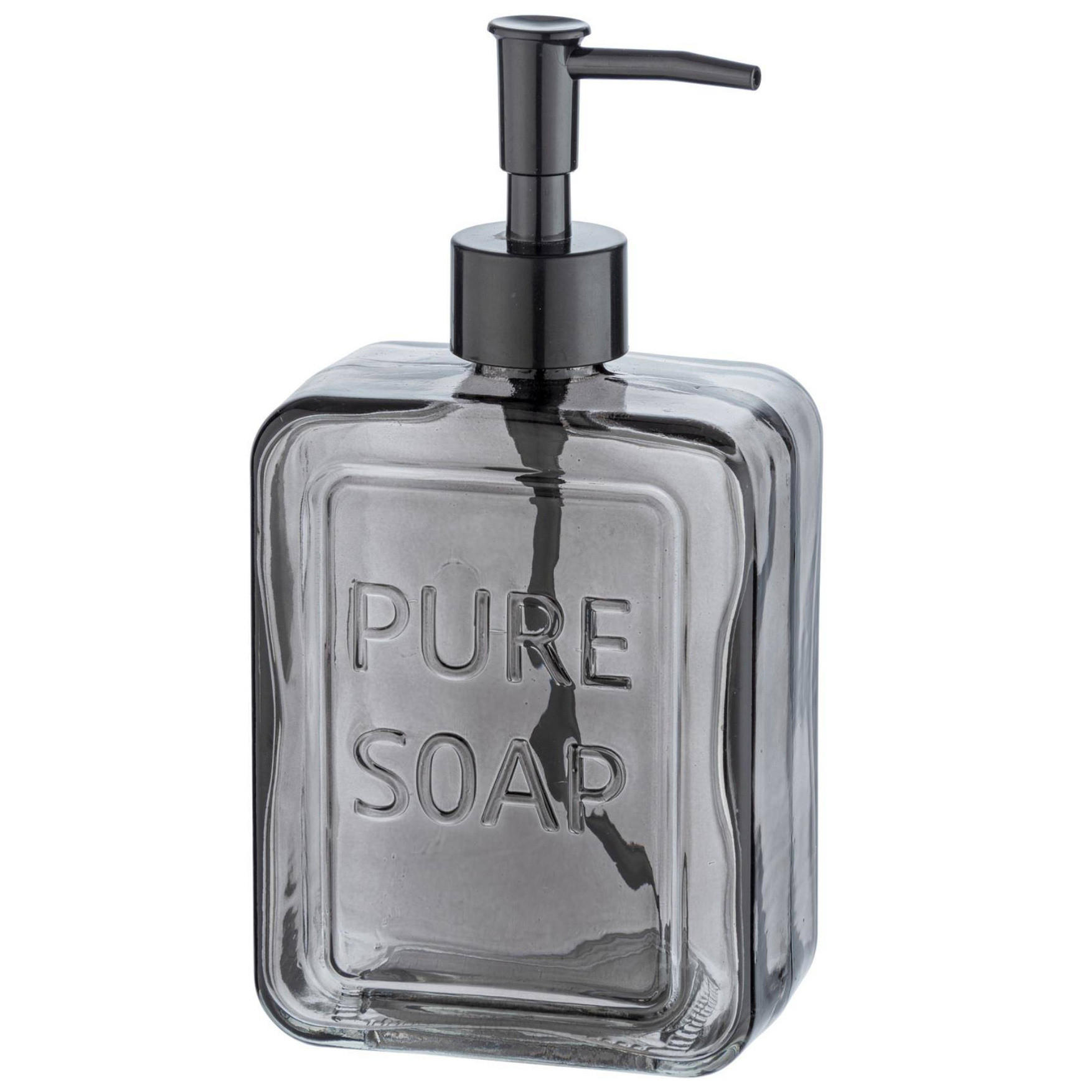 SEIFENSPENDER Glas Pure 550 ml 6/9,5/20 cm - Transparent, Glas (9.5/20/6cm) - Wenko