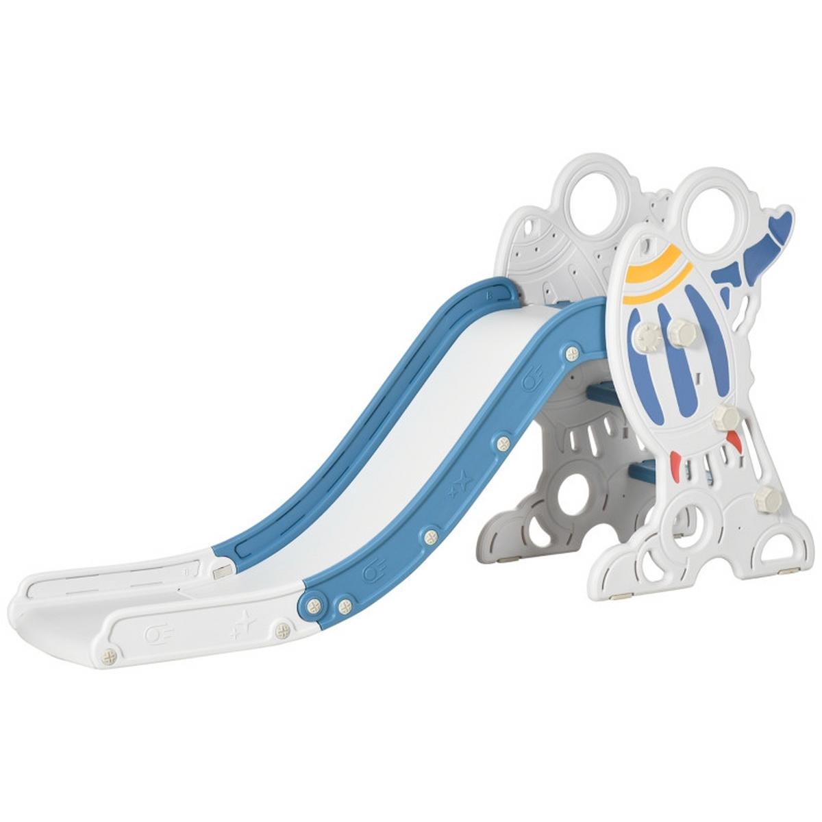KINDERRUTSCHE für 1,5–3 Jahre Blau 157 x 46,5 x 80 cm - Blau, Kunststoff (46.5/80/157cm) - Korfee