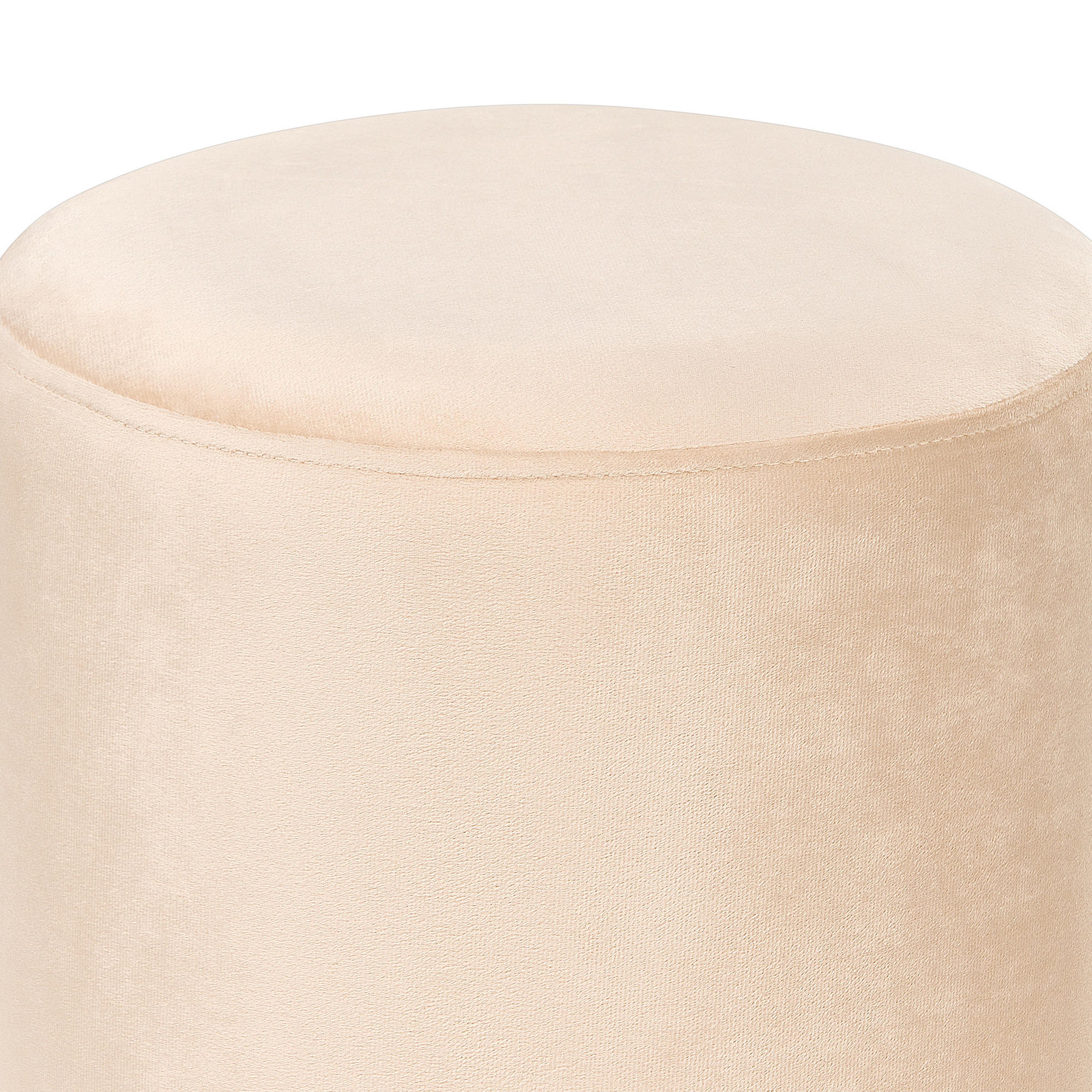 POUF Yankton 35/35/42 cm - Beige, Textil (35/42/35cm) - Beliani