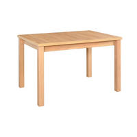 ESSTISCH Max 5, 120-150/80 cm, grandson - Birkefarben, Holz (80/120/78cm) - Leaf Design