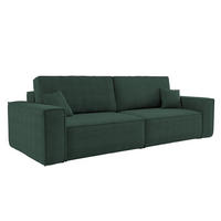 SCHLAFSOFA BEST und Bettkasten Stoff Poso Grün - Grün, Holz (246/83/98cm) - Kaiser Möbel