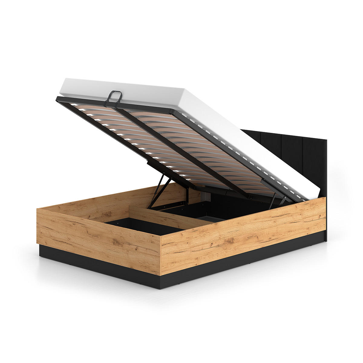 BOXSPRING POSTEL 140/200 Solal Dřevo - hnědá, kompozitní dřevo (140/200cm) - Petits-meubles