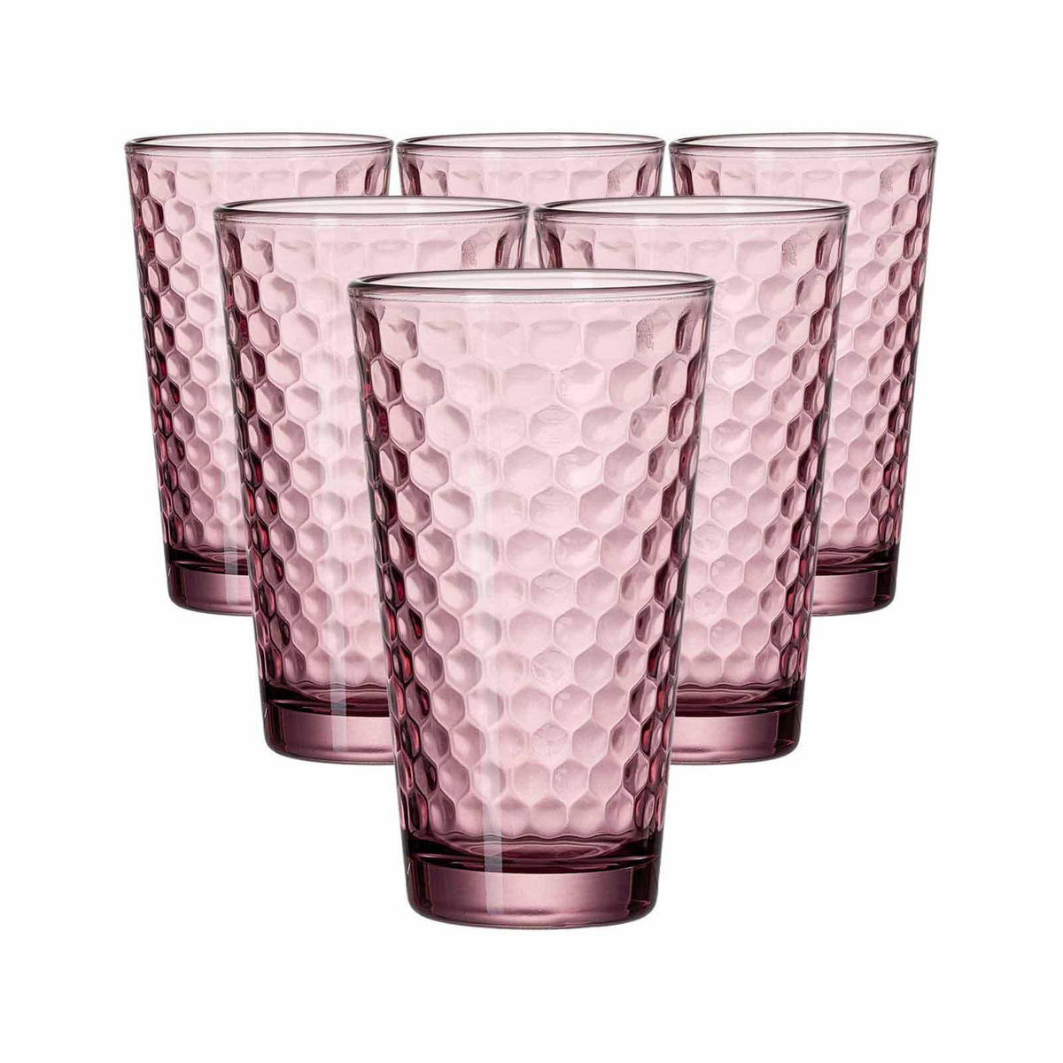 LONGDRINKGLÄSER Favo Berry 400 ml 6er Set - Beere, Glas (0.4L) - Ritzenhoff Breker