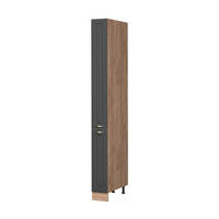 LEKÁRENSKÁ SKRINKA Fame-Line, Antracitovo-zlatý vidiecky dom/Dub Goldkraft, 20 cm - dub medový/antracitová, kompozitné drevo (20/206.8/58cm) - Vicco