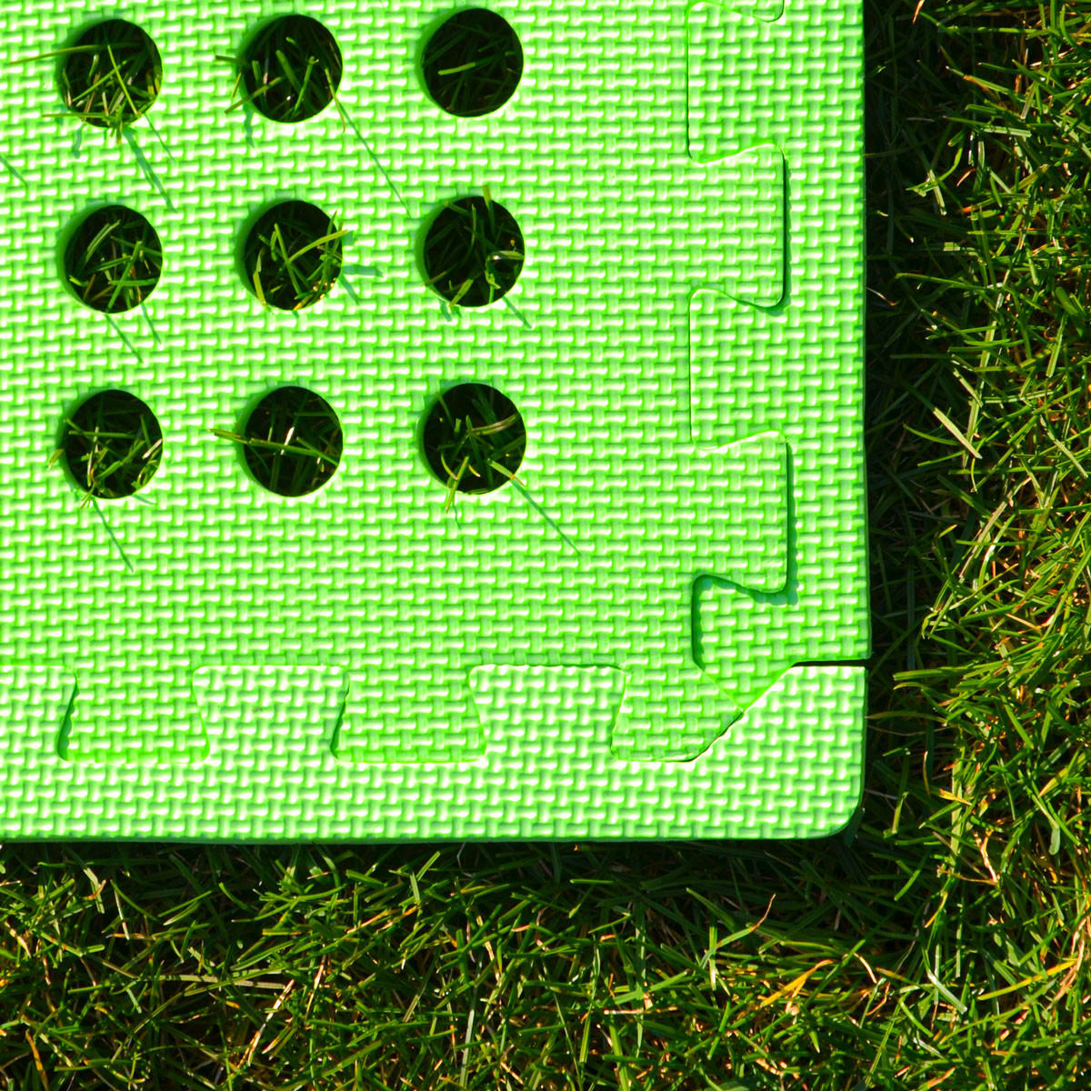 POOLMATTEN 13,9m² 40 EVA Matten 62 cm Grün - Grün, Kunststoff (62/62cm) - eyepower
