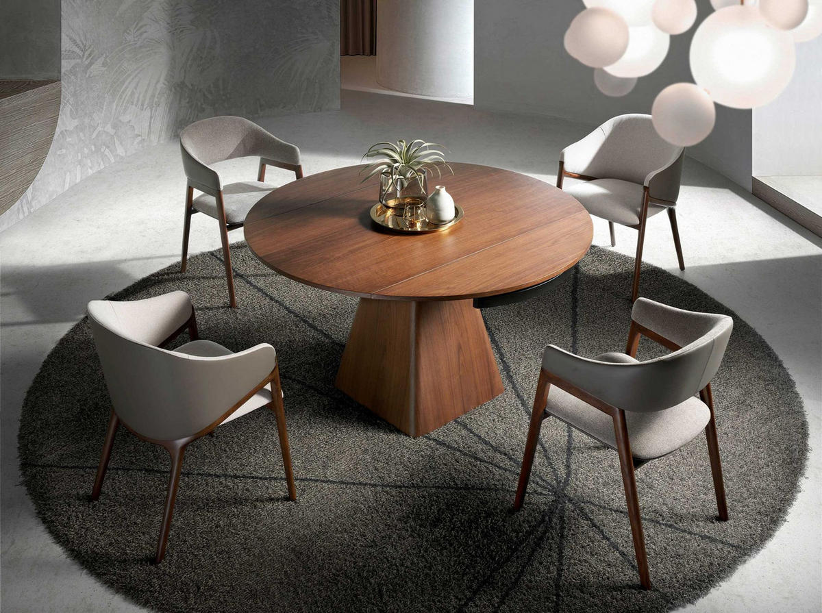 STUHL Kunstleder aus beigem Stoff und dunklem Nerz 56/60/78 cm - Fango/Beige, Leder/Holz (56/78/60cm) - ANGEL CERDA