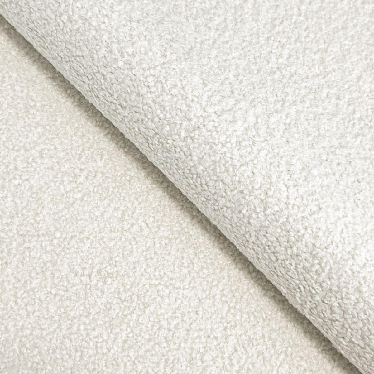ECKSOFA Bouclé-Creme ALOO Mit Schlaffunktion Links - Ecru/Creme, Textil (276/176cm) - Sepro Meble
