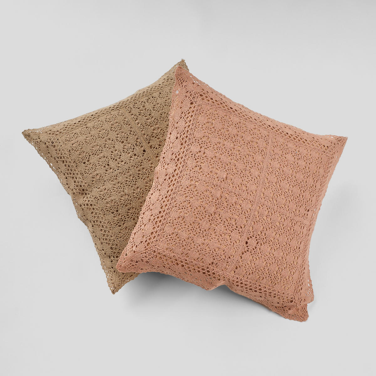 KISSENBEZUG Folkelips - Dunkelrosa, Textil (45/45cm) - home&you