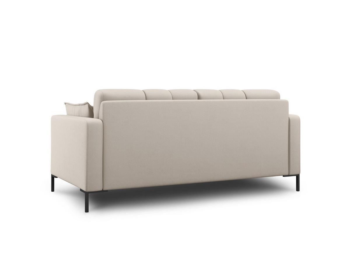 SOFA Mamaia aus strukturiertem Stoff beige 2 Sitzplätze - Beige, Textil (92/75/152cm) - Micadoni