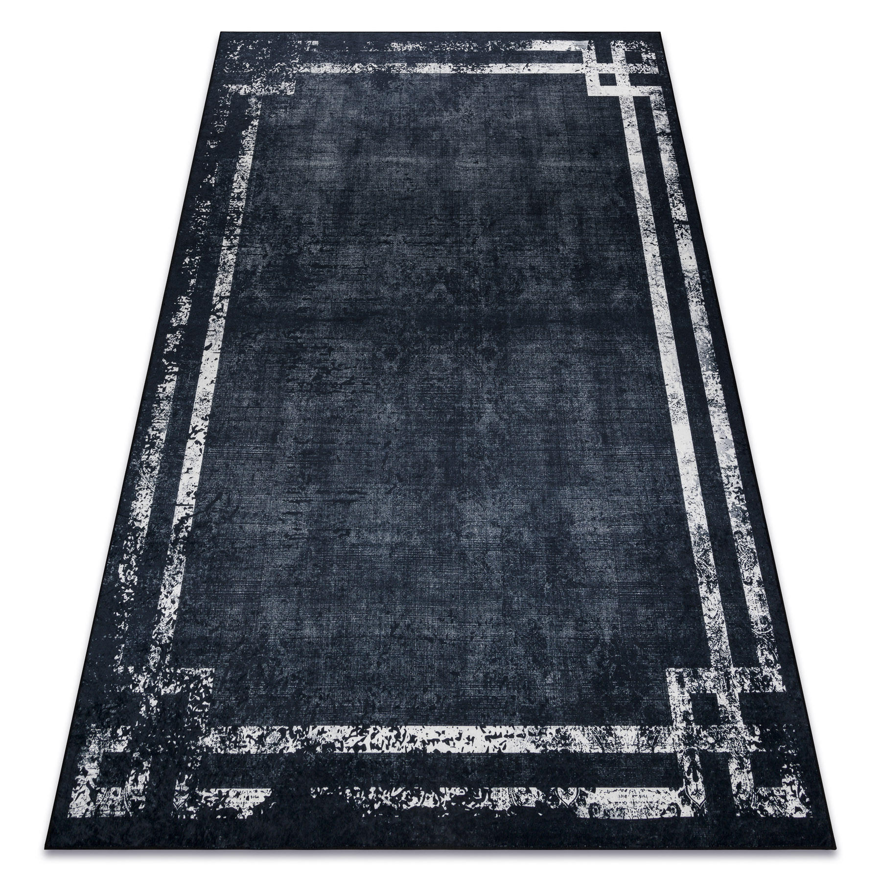 rugsX Teppich Schwarz 120x170 cm