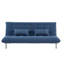 SCHLAFSOFA - 3 Personen - Stoff - Blau - - Blau, Textil (190/86/106cm) - Vente-Unique