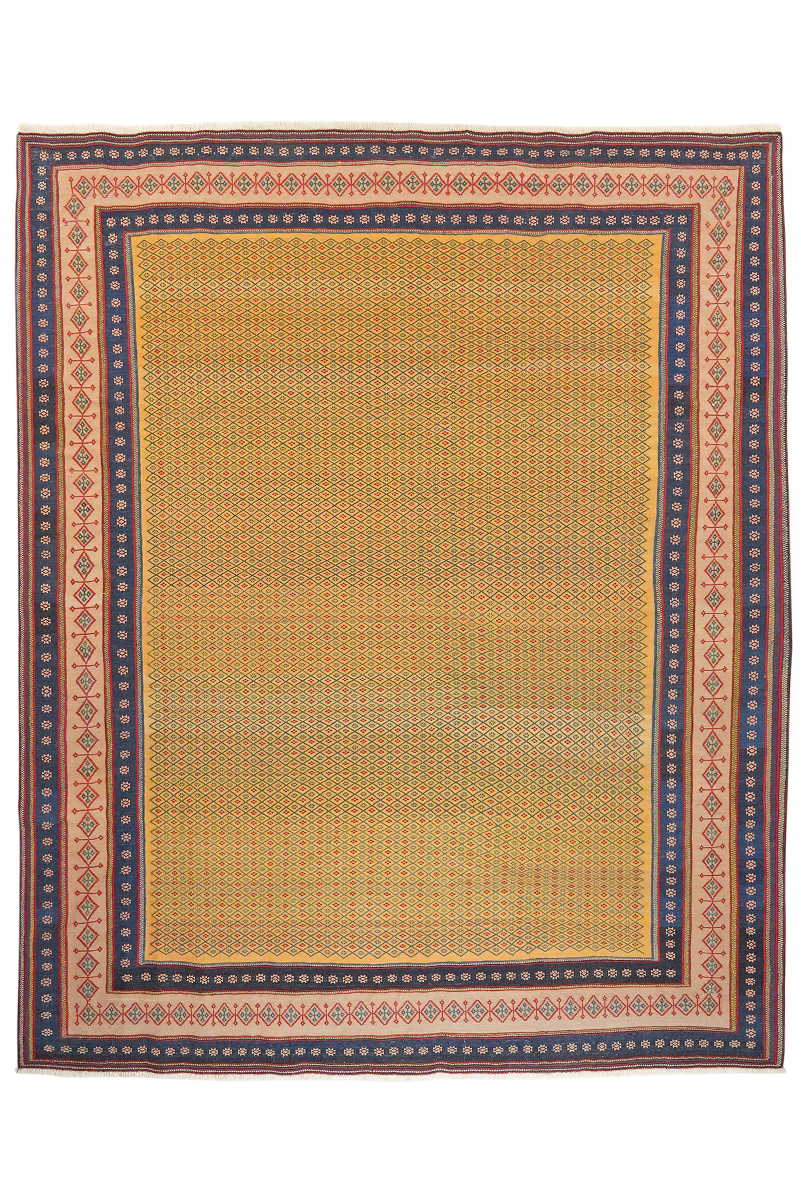 TEPPICH Sumak Afshar Gelb 265/219 cm Schurwolle - Gelb, Textil (219/265cm) - Looma