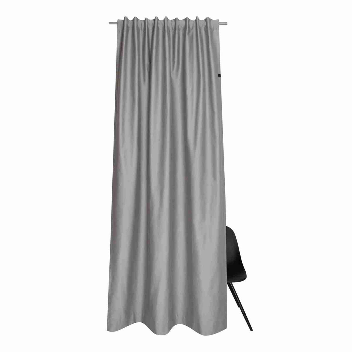 FERTIGVORHANG SOFT blickdicht - Grau, Textil (130/0.5/300cm) - Schöner Wohnen