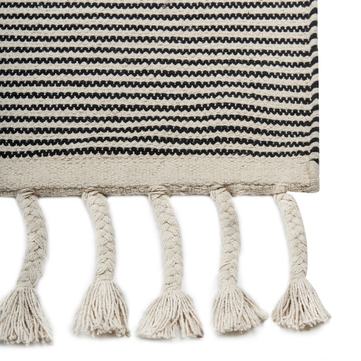 KURZFLOR-TEPPICH Dokuz 200/140 cm - Beige, Textil (140/200cm) - Beliani
