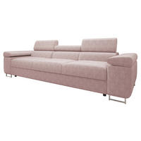 SOFA Torezio 3 Cord - Rosa, Holz/Textil (263/90/102cm) - MIRJAN24