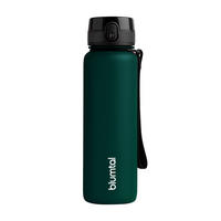 TRINKFLASCHE 1L - auslaufsichere - 1-Klick-Verschluss - BPA - freie - Türkis - Türkis, Kunststoff (1L) - Blumtal