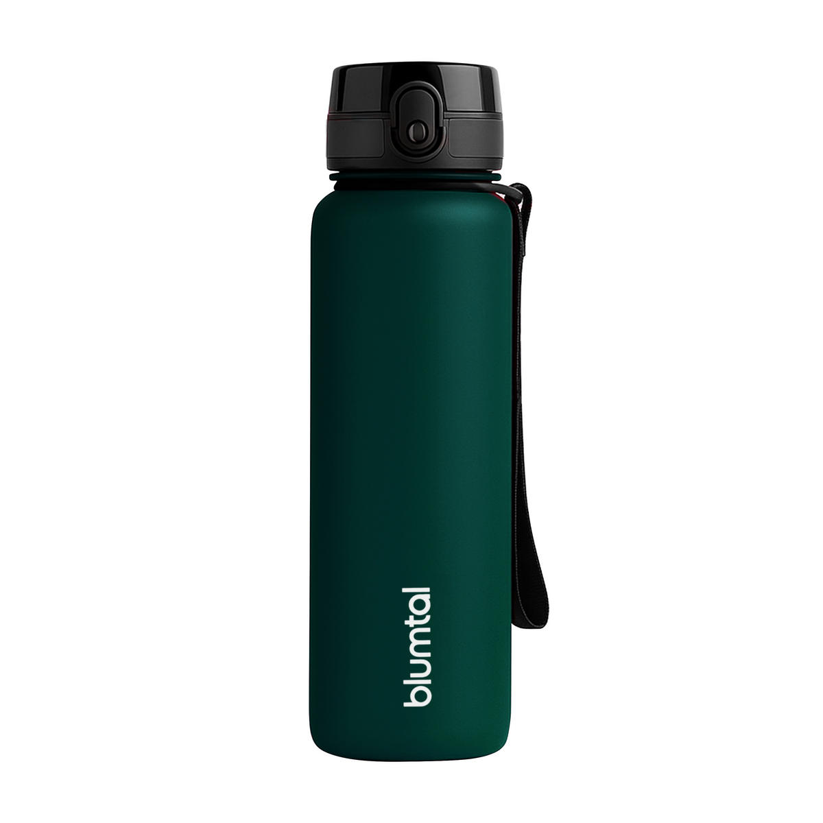 TRINKFLASCHE 1L - auslaufsichere - 1-Klick-Verschluss - BPA - freie - Türkis - Türkis, Kunststoff (1L) - Blumtal