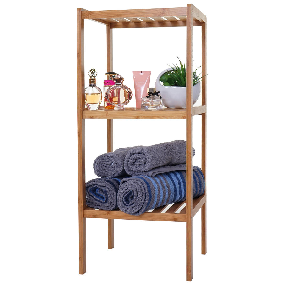 BADREGAL Braun - Braun, Holz (34/80/33cm) - MCW