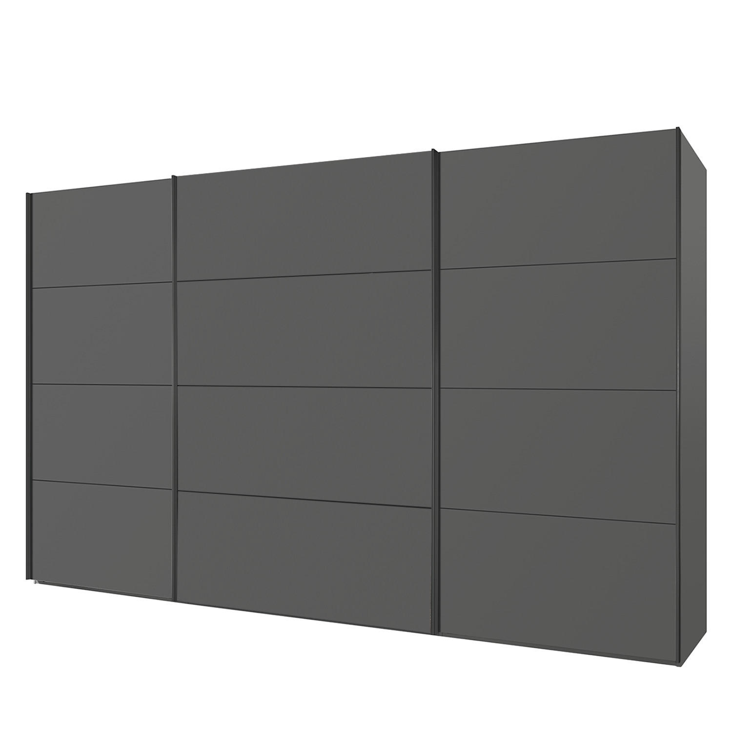 SCHWEBETÜRENSCHRANK - Graphitfarben, Holzwerkstoff (405/222/69cm) - home24