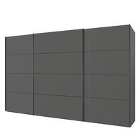 SCHWEBETÜRENSCHRANK - Graphitfarben, Holzwerkstoff (405/222/69cm) - home24