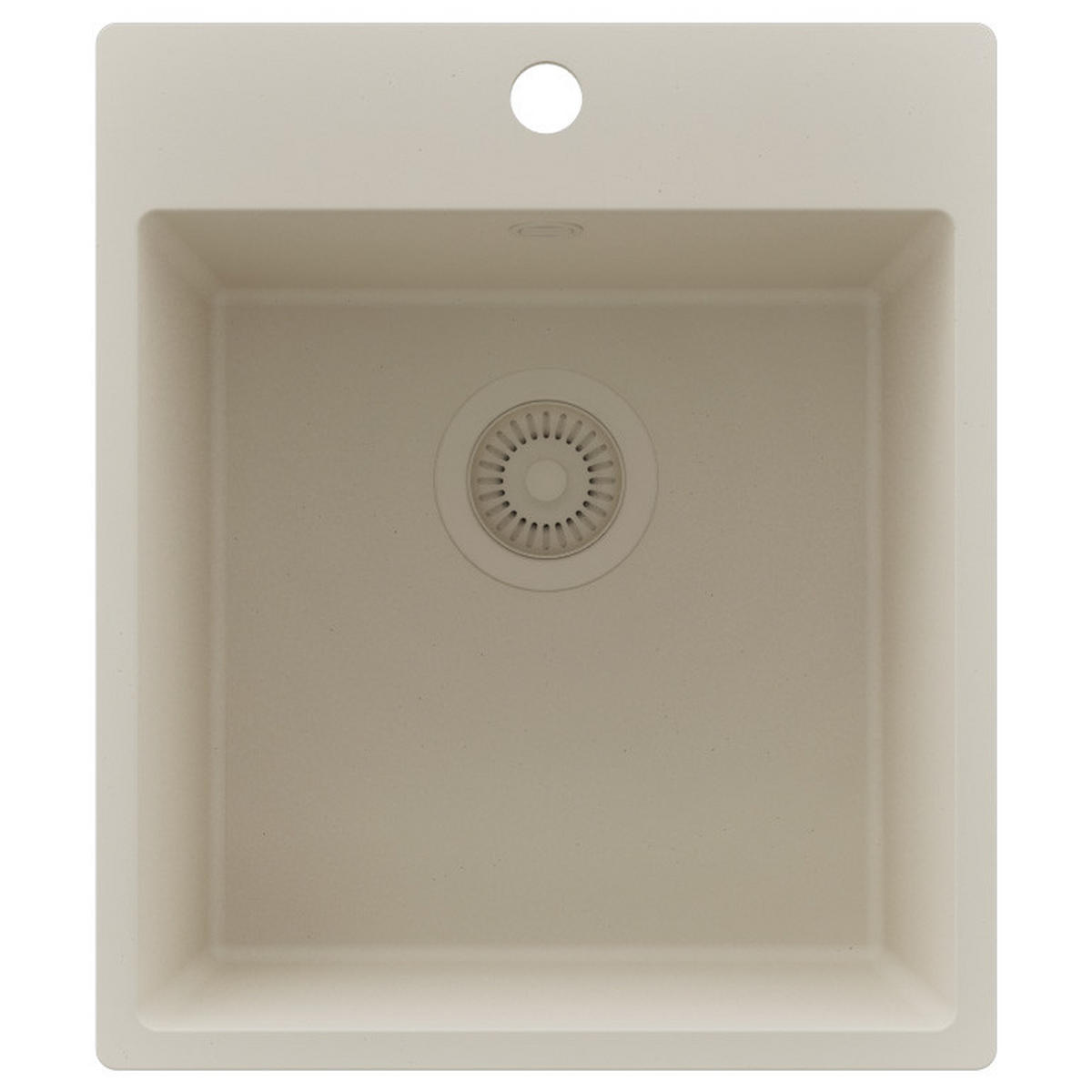 SPÜLBECKEN Riga, 2-er set Beige 43/50 cm 1 Becken + Ablauf-Set ab 45er Unterschrank - Beige, Kunststoff (43/20/50cm) - Primagran