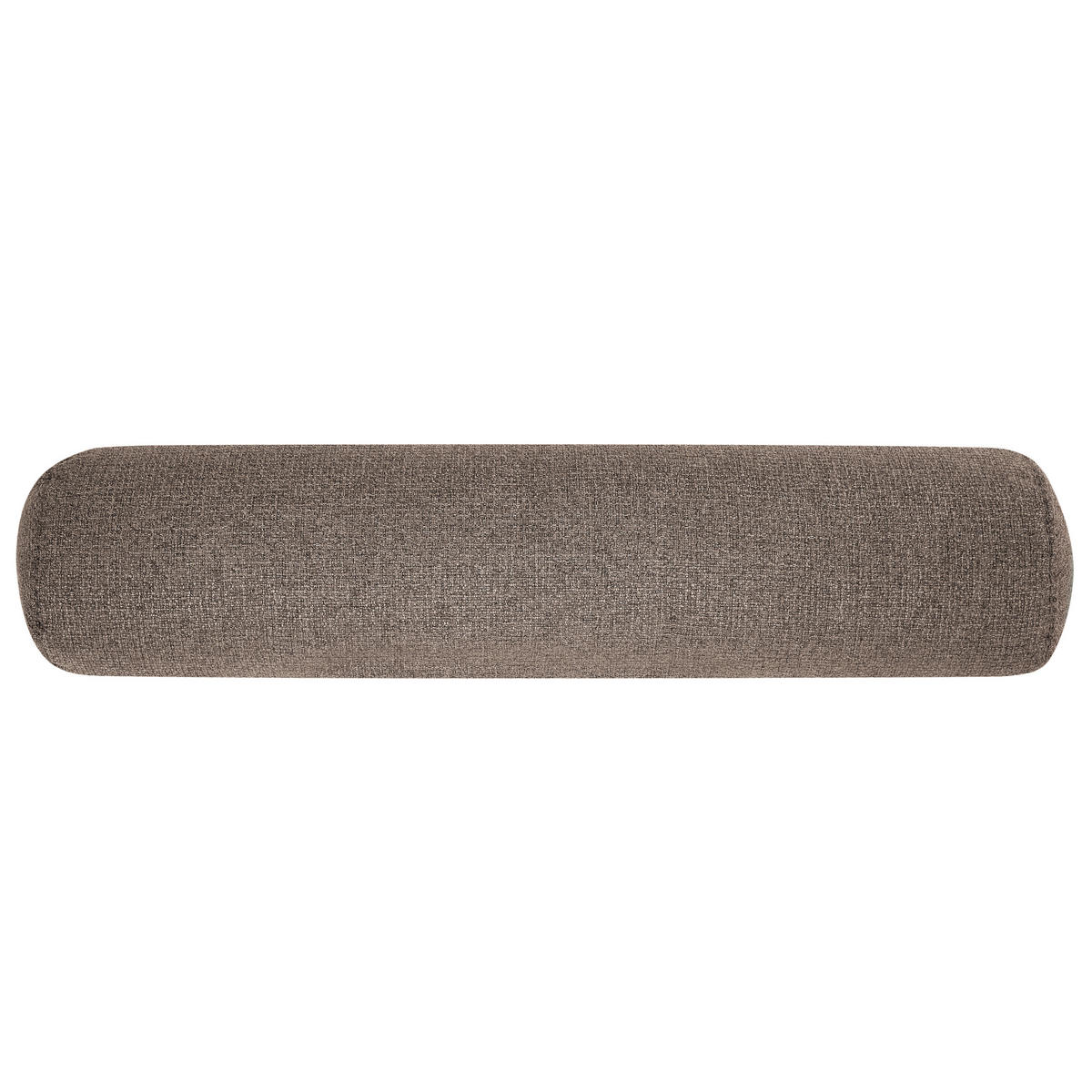 ČALOUNĚNÉ LEHÁTKO CHAISE LONGUE PRAVOSTRANNÉ Látka Taupe Yvoire - černá/béžová, textil (68/72/151cm) - Beliani