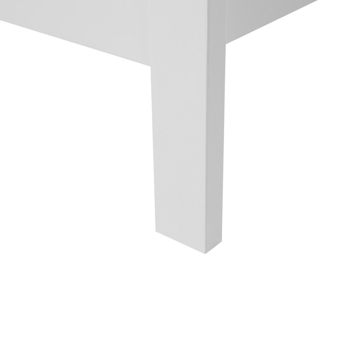 HOLZBETT 180/200cm Weiß Castres - Weiß, Holz (180/200cm) - Beliani