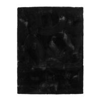 HOCHFLORTEPPICHE Schwarz 120 x 160 cm - Schwarz, Kunststoff (120/160cm) - TT Home