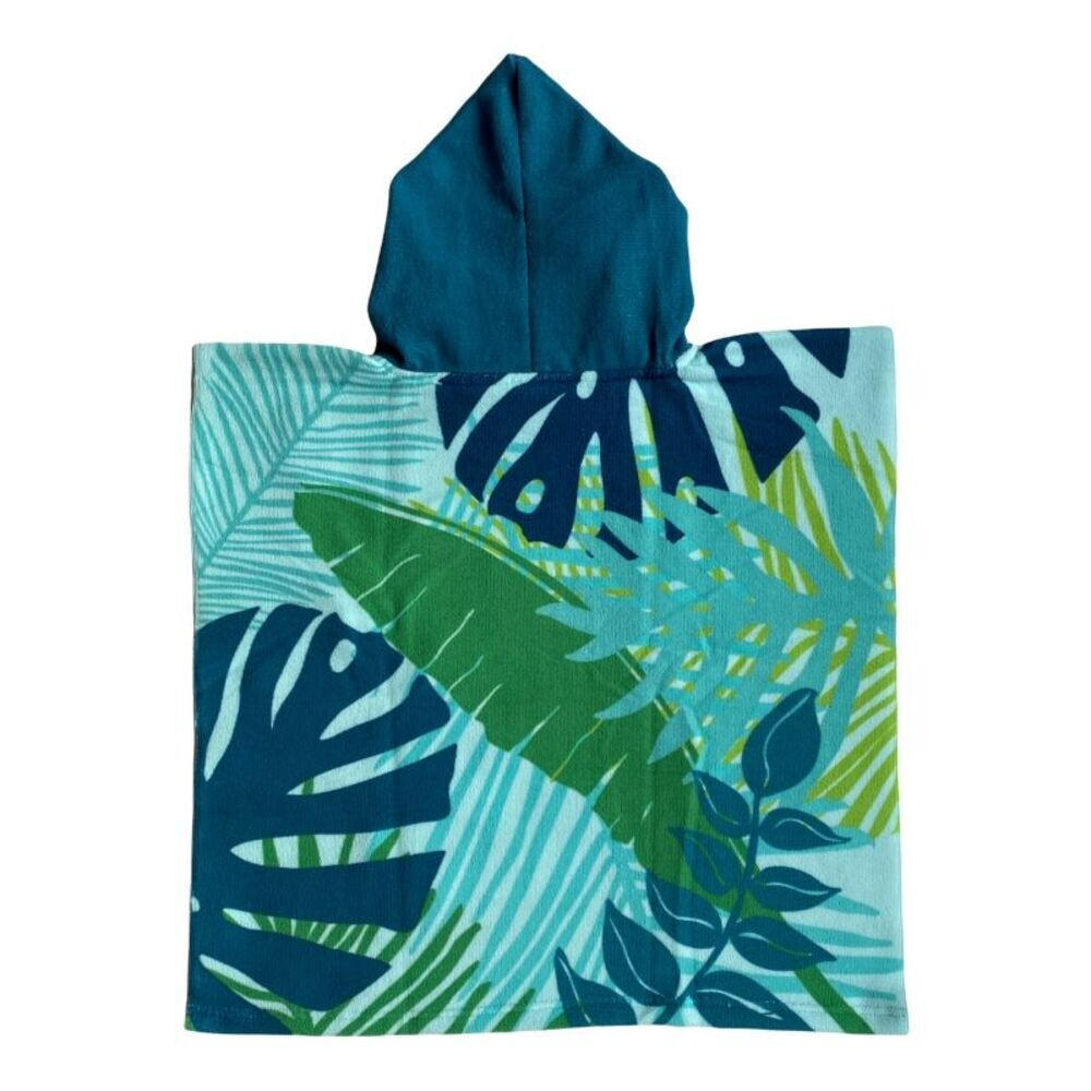 MIKROFASER PONCHO für Kinder Panda 60x120 250 g/m² grün - Grün, Textil (Einheitsgrößenull) - LE COMPTOIR DE LA PLAGE