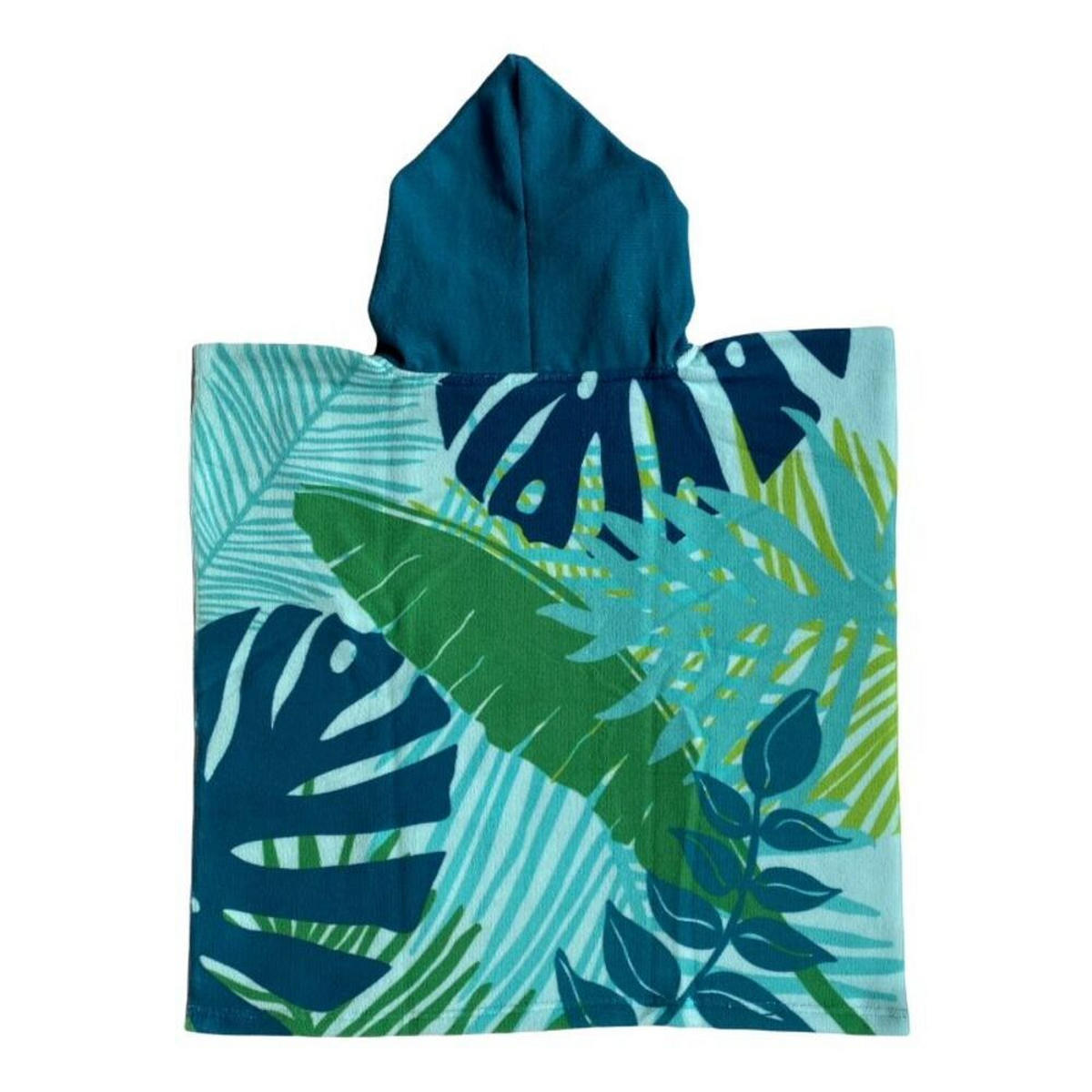 MIKROFASER PONCHO für Kinder Panda 60x120 250 g/m² grün - Grün, Textil (Einheitsgrößenull) - LE COMPTOIR DE LA PLAGE