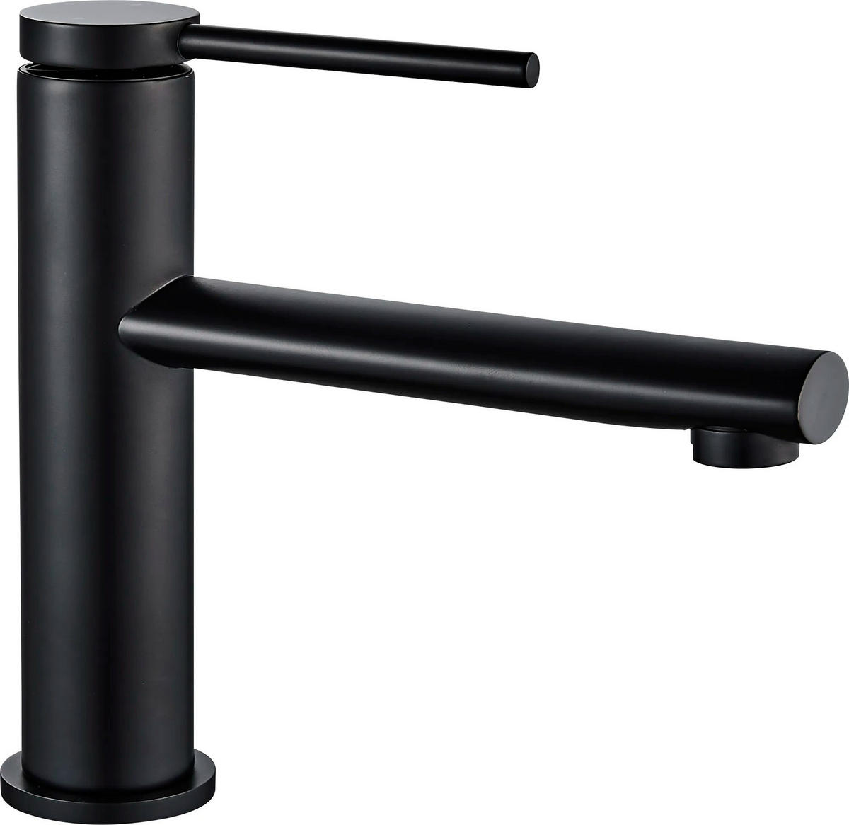 WASCHBECKENARMATUR Rea Oval Black Low - Schwarz, Metall (5/18/18cm) - REA