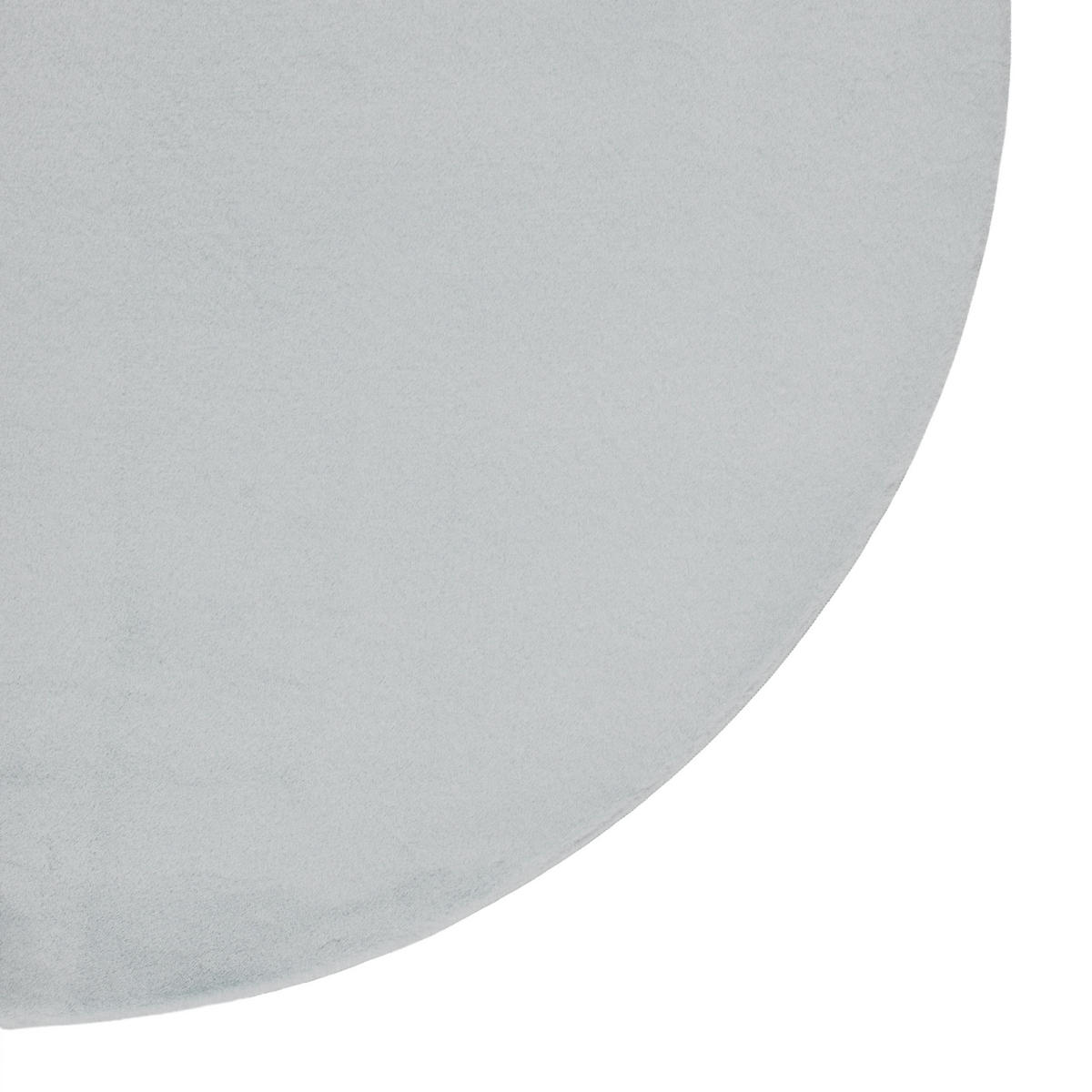 TEPPICH Hellgrau 160 cm Vantira - Hellgrau/Grau, Kunststoff (160/160cm) - Beliani