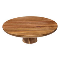 TORTENSTÄNDER aus Holz Braun 28/28/9 cm - Braun, Holz (28/9cm) - Secret de Gourmet