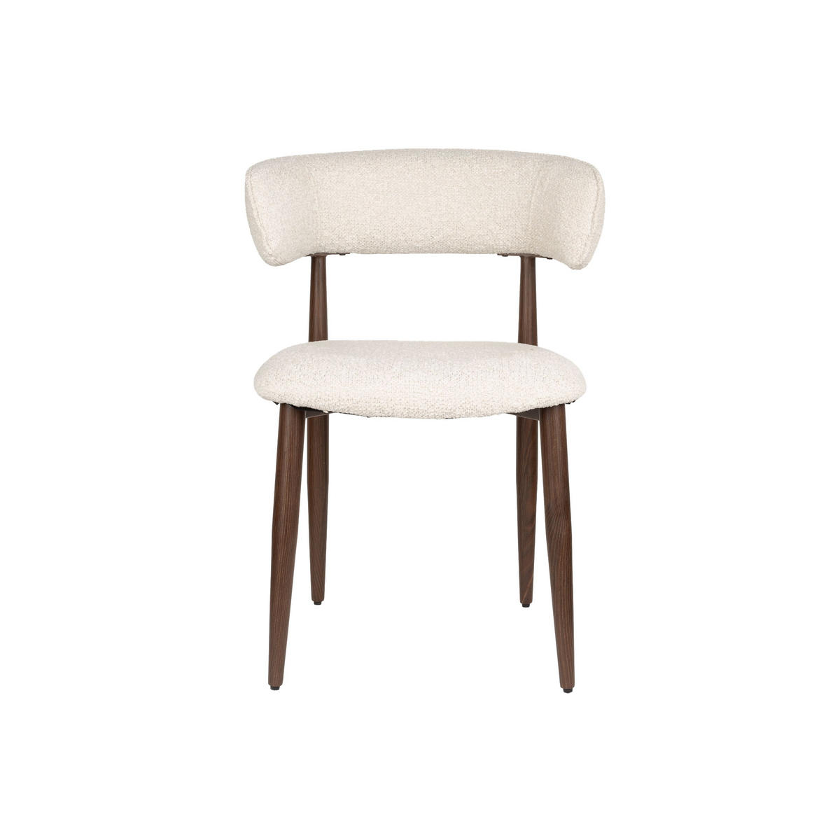 ESSZIMMERSTUHL Stanley - 2 er Set - Beige/Braun, Metall (57.5/79/48cm) - Housecraft Living