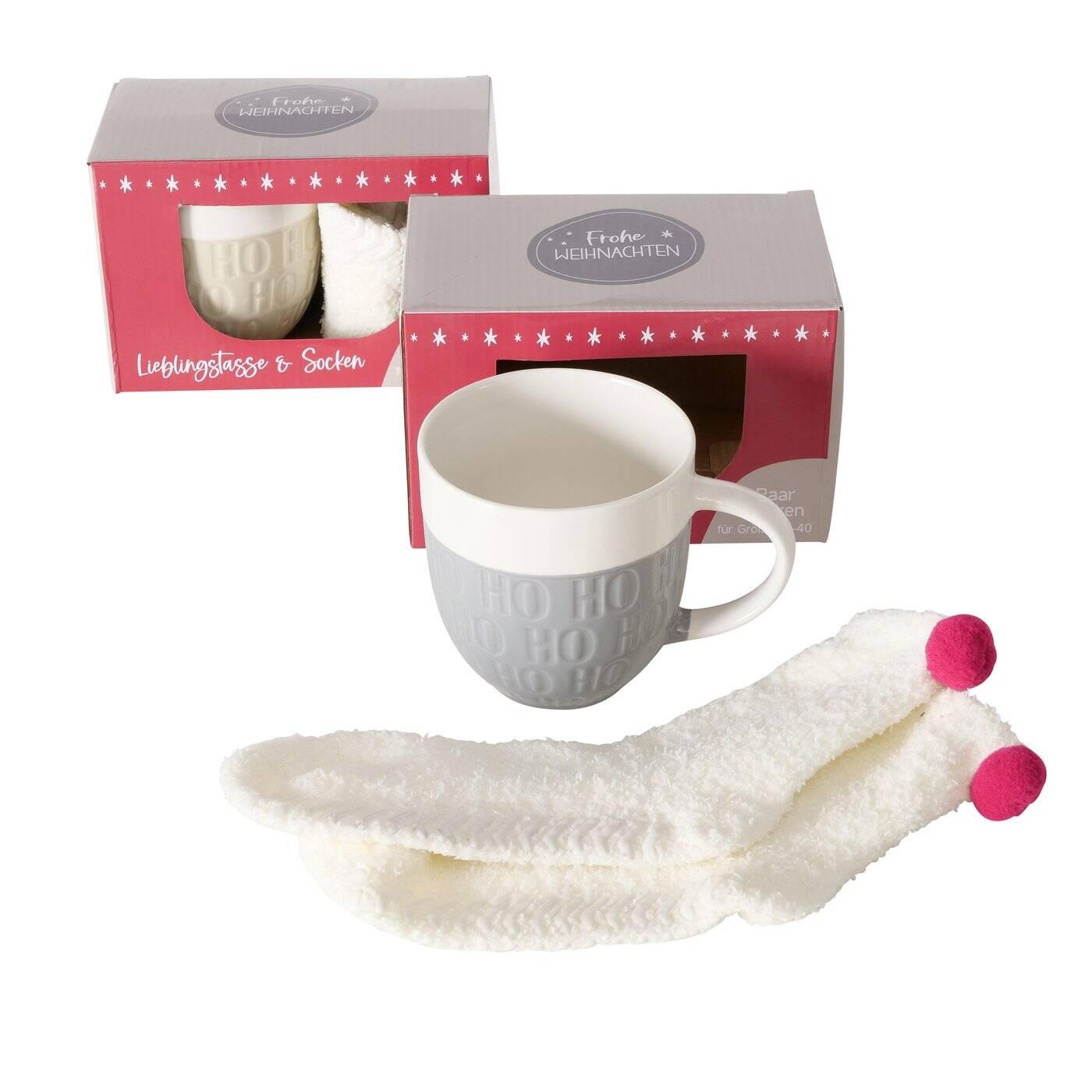 TASSE HoHo 600 ml - Grau, Keramik (0.6L) - Boltze Home