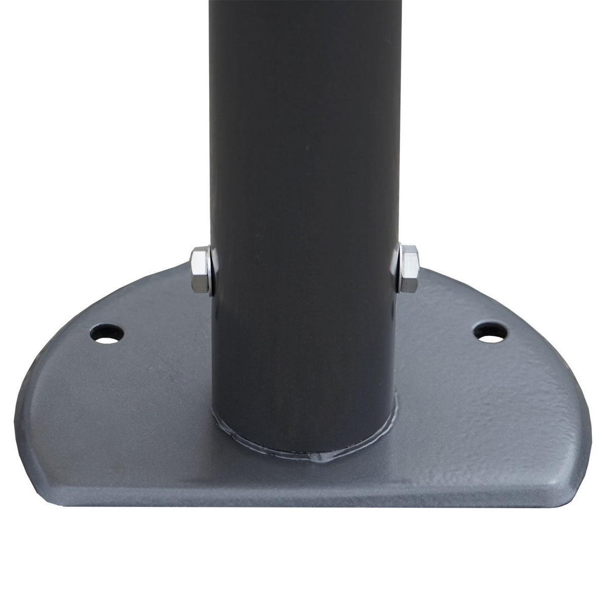 PERGOLA Gestell 284x310x295cm Schwarz - Schwarz, Metall (310/284/295cm) - BERLINLODGE
