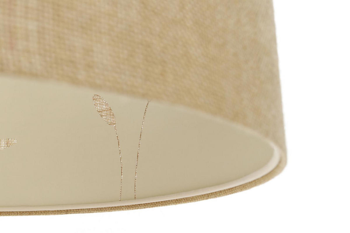 HÄNGELEUCHTE Beige 70/100 cm - Beige, Kunststoff (30/1.2/100cm) - ONZENO