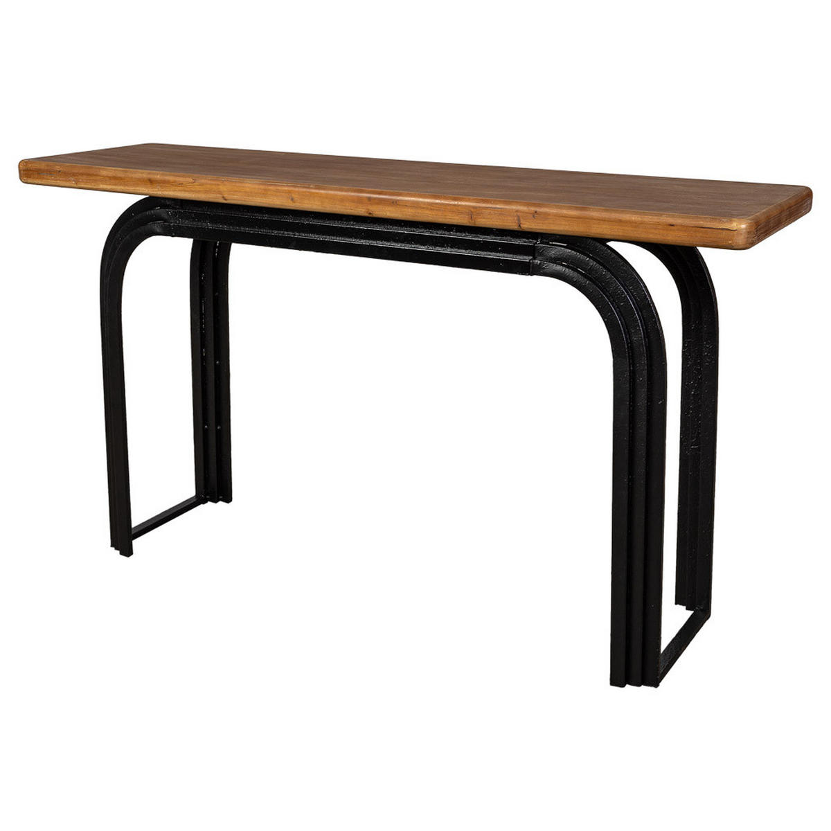 KONSOLENTISCH aus Holz, schwarz, 140x40x78cm - Schwarz, Holz (40/140/78cm) - Wanderlust