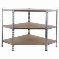 ECKREGAL Small Muli HxBxT 90 x 90 x 30 cm 3 Fachböden Fachlast 200 kg Verzinkt - Silberfarben, Metall (90/90/30cm) - PROREGAL
