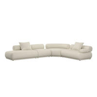 SOFA 7,5-SITZER Rembrandt Rechts Beige - Beige, Kunststoff (594/97cm) - Zuiver