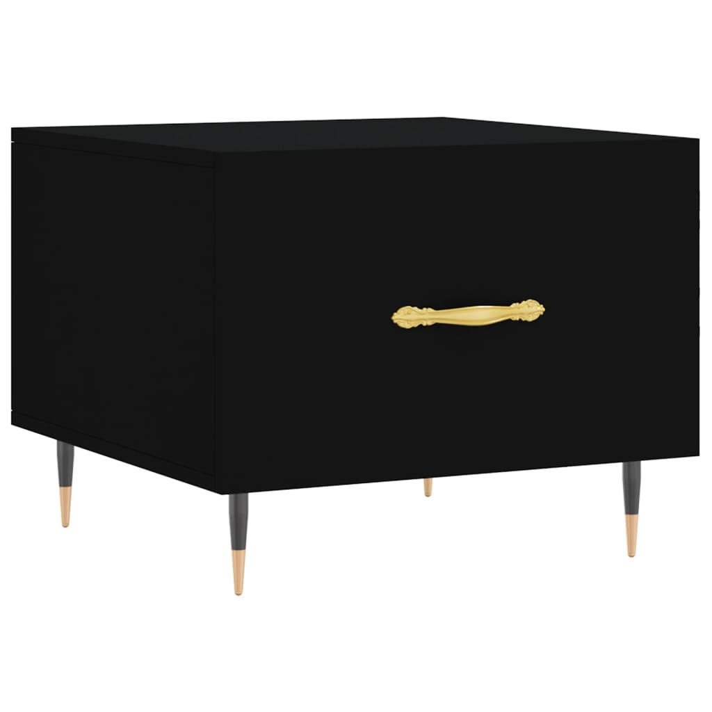 COUCHTISCH Schwarz 50x50x40 cm Holzwerkstoff - Schwarz, Holzwerkstoff (50/50/40cm) - furnicato