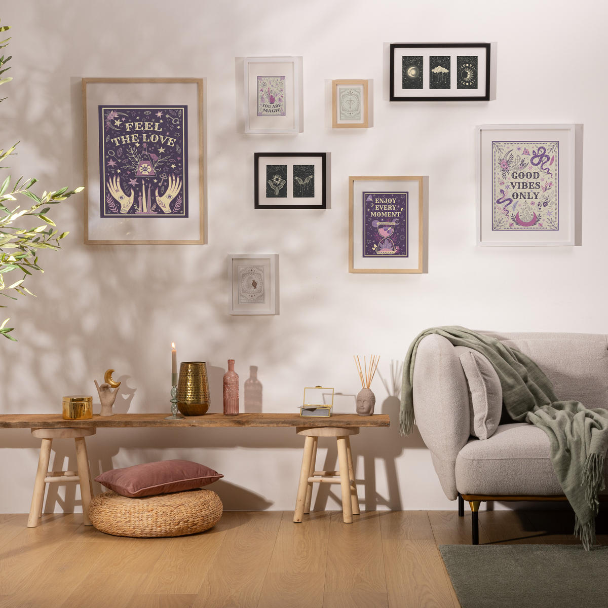 DEKOFIGUR Hand Samina 21 cm - Beige, Kunststoff (7.5/21/11.5cm) - Atmosphera Createur d´interieur