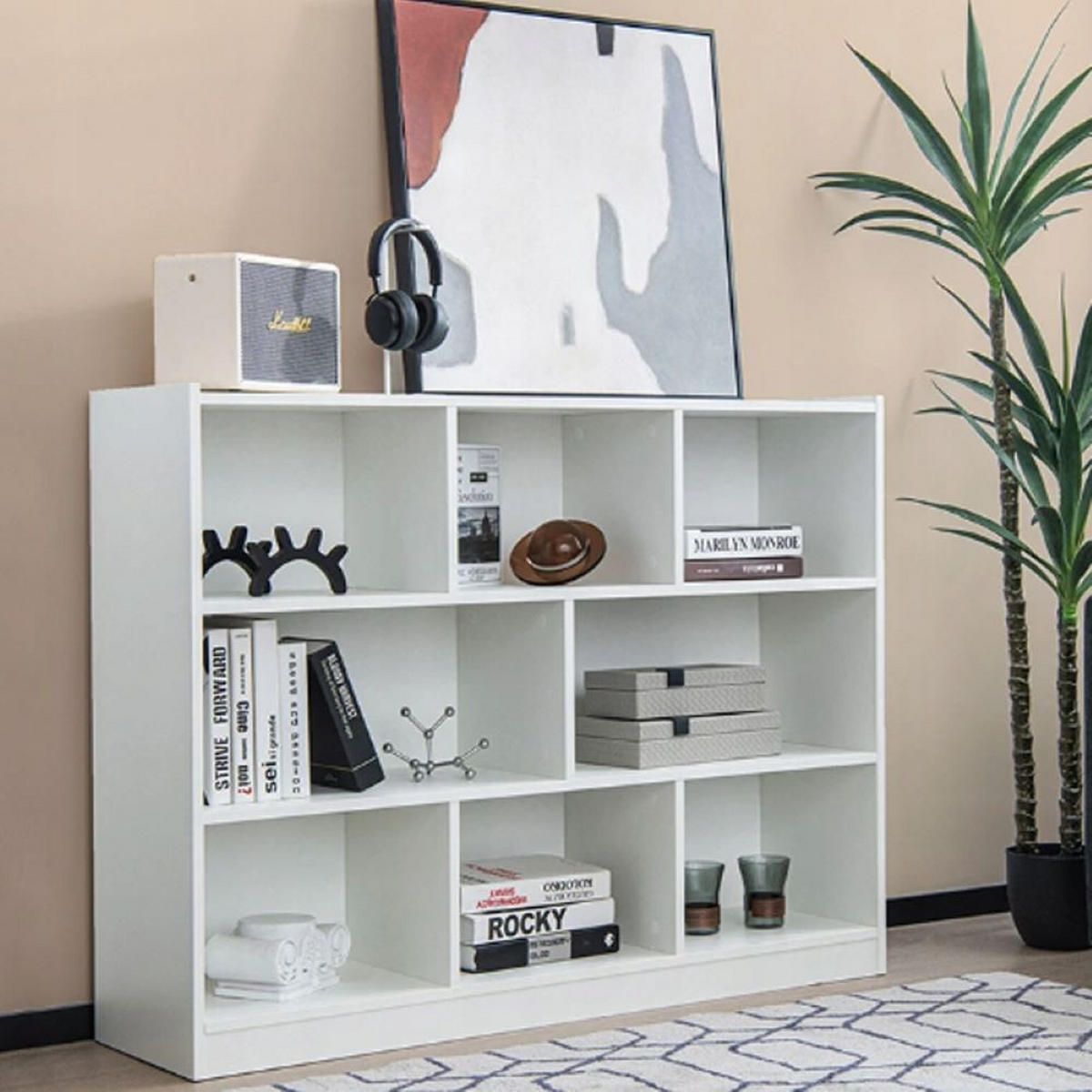 BÜCHERREGAL, weiß 100/104/30 cm - Weiß, Holzwerkstoff (100/104/30cm) - Rexo