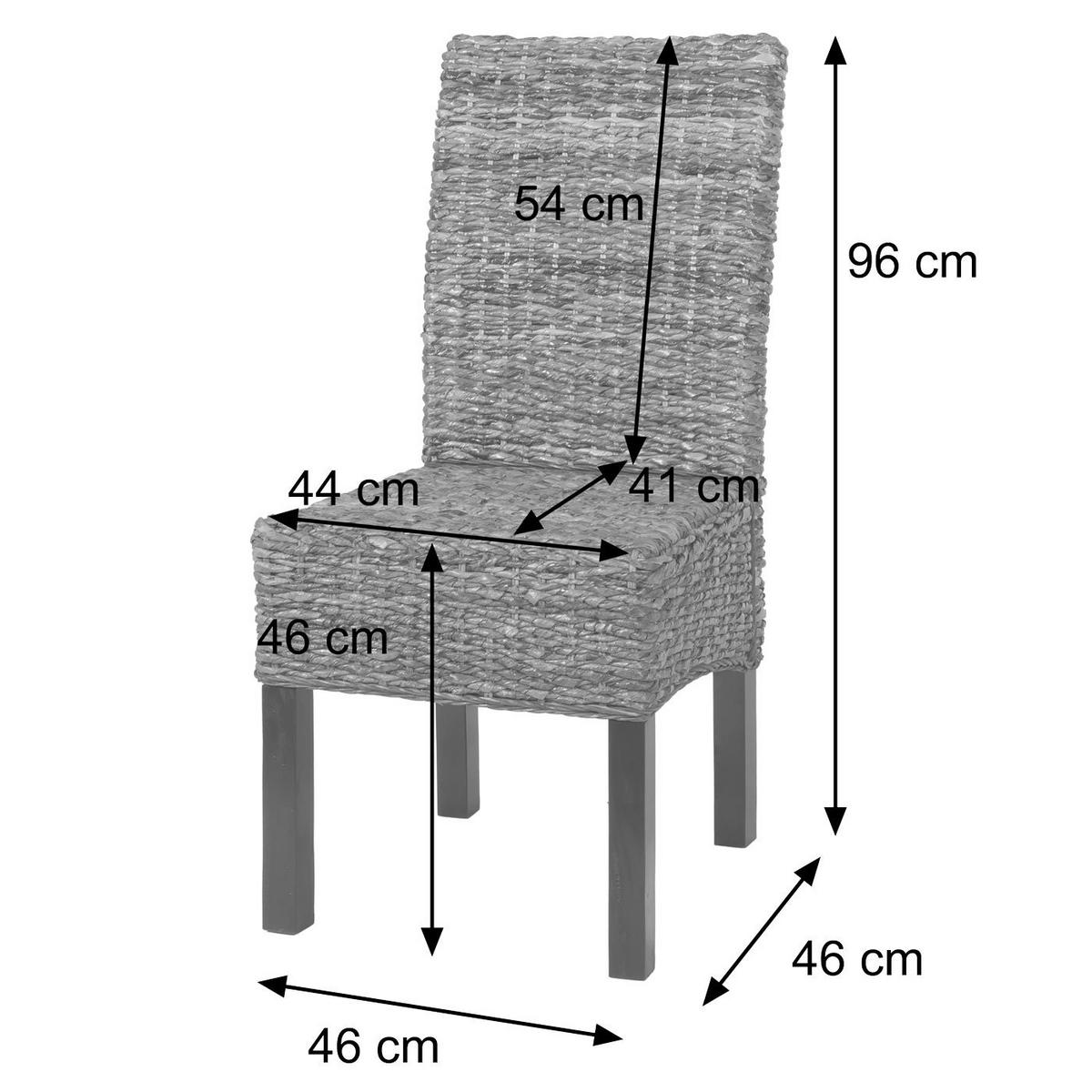 ESSZIMMERSTUHL Braun 6er-Set - Braun, Holz (46/96/41cm) - MCW