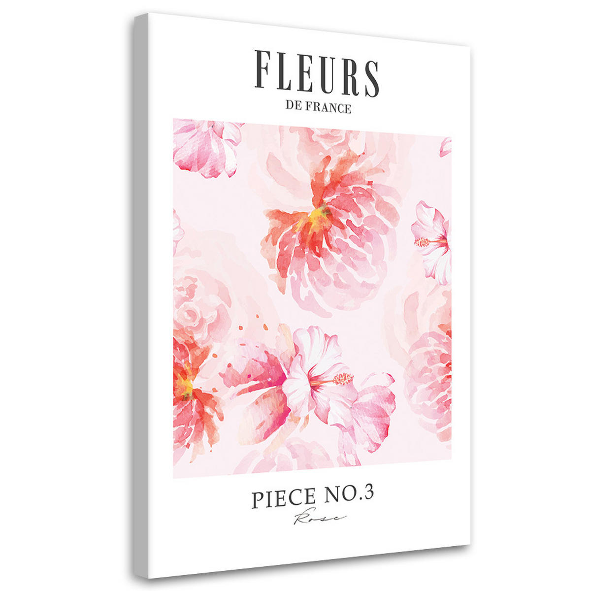 WANDBILD blumen in frankreich - Pink, Textil (40/60cm) - Feeby