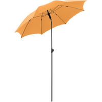 SONNENSCHIRM 180/180/126 cm - Orange, Kunststoff (180/180cm) - FARE